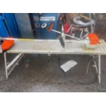 Stihl old school 550 in good working order starts and runs cuts etc see video