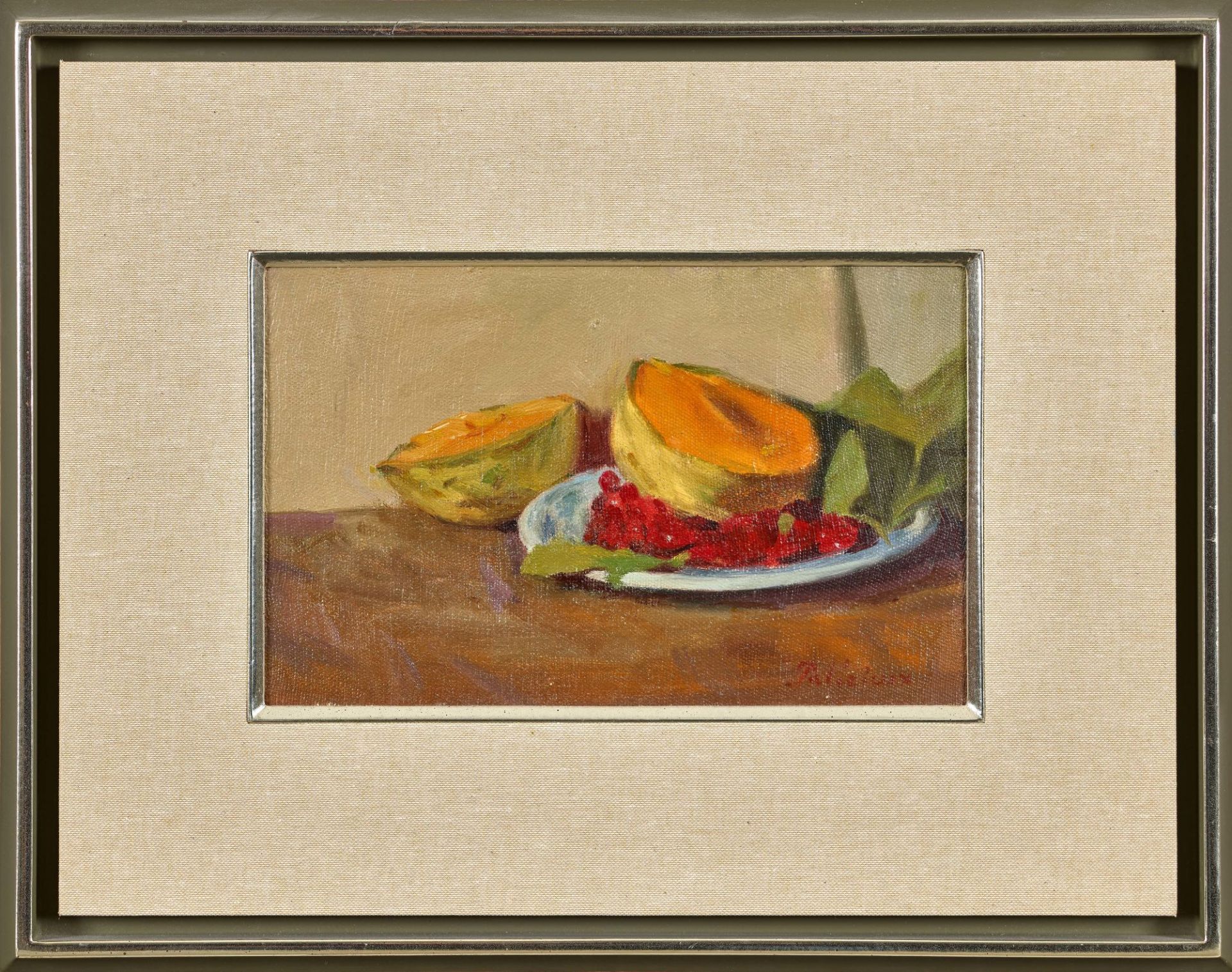 PALÉZIEUX, GÉRARD DE: Nature morte aux fruits. - Image 2 of 2