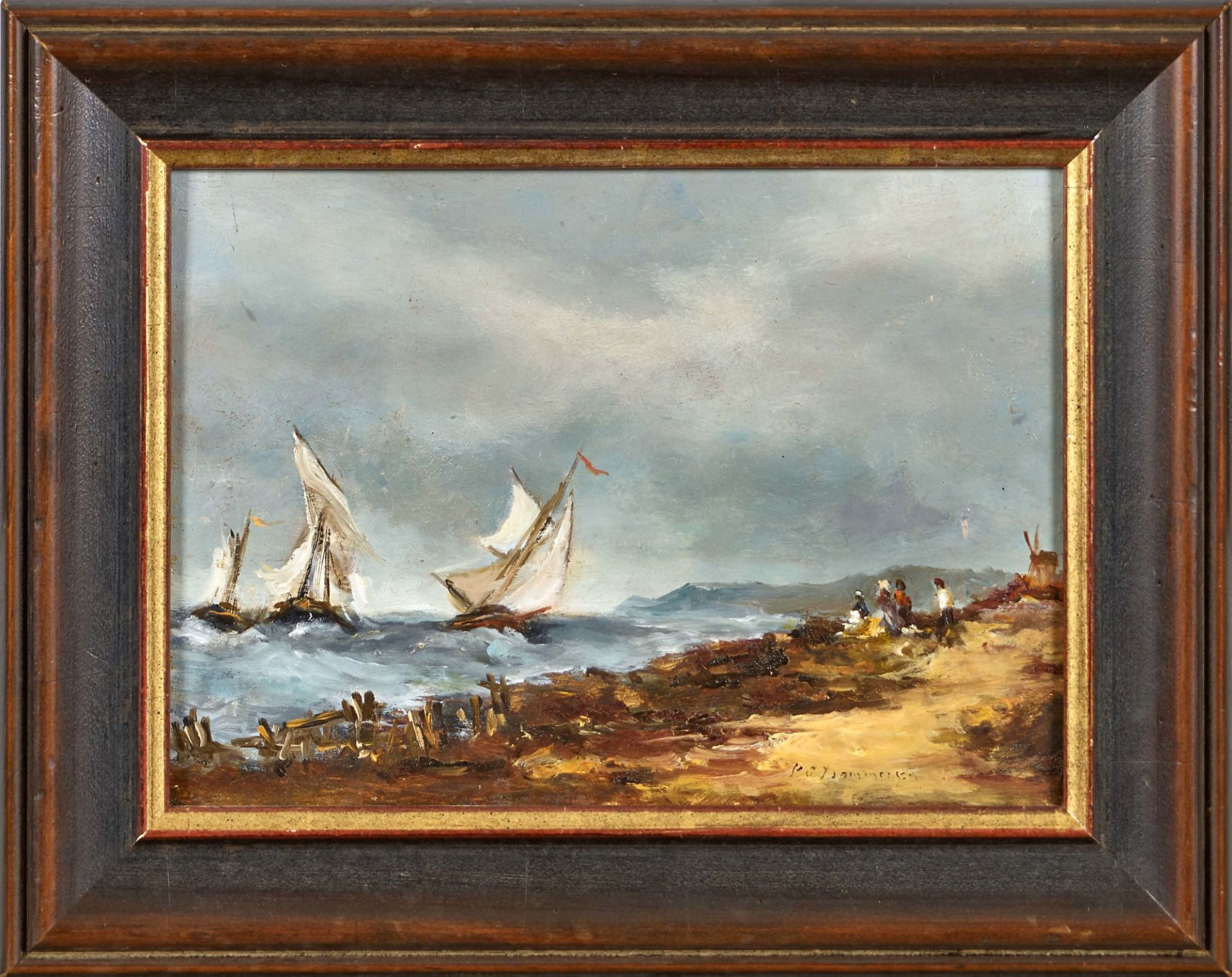 DOMMERSEN, PIETER CORNELIS: "Sturm auf Zuidersee". - Bild 2 aus 2