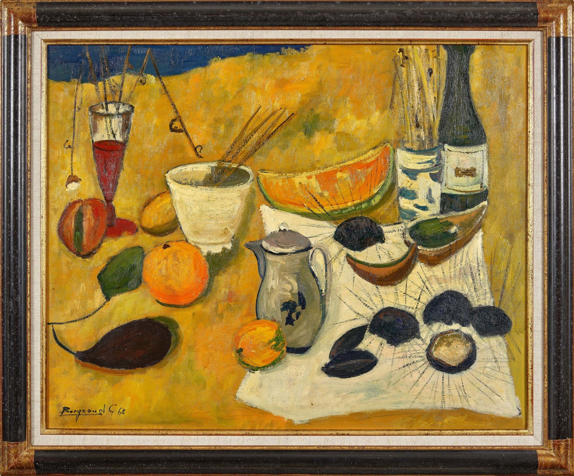 BORGEAUD, GEORGES: "Nature morte aux oursins". - Bild 2 aus 2