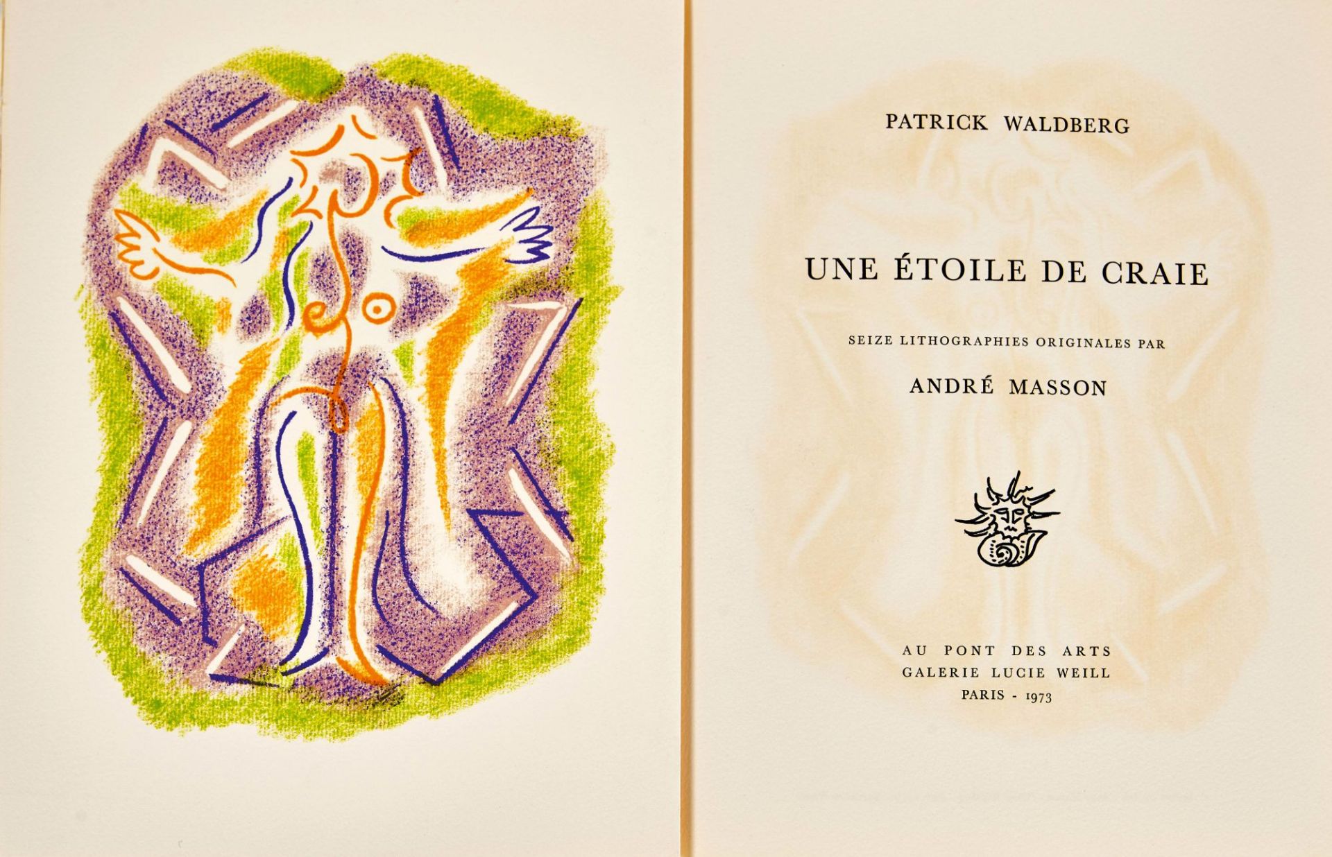 MASSON, ANDRÉ: Patrick Waldberg: "Une étoile de craie".