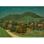 STAUFFER, FRED: Sommerliche Emmentaler Landschaft.