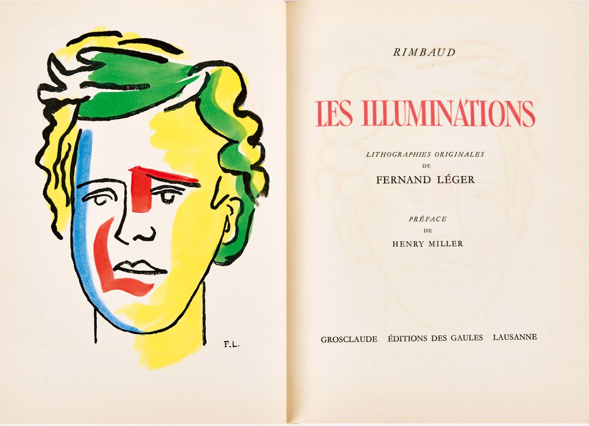 LÉGER, FERNAND: Arthur Rimbaud: "Les illuminations".