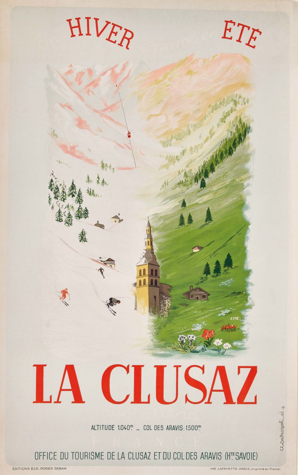 SEDROWSKI, ANDRÉ: "La Clusaz".