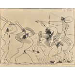 PICASSO, PABLO: "Combat de Centaures III".