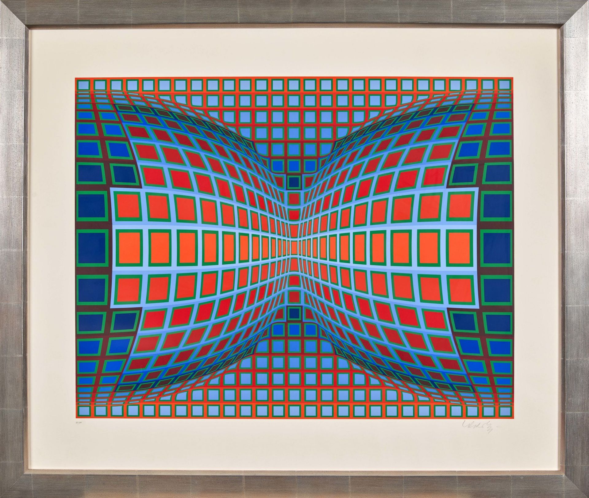 VASARELY, VICTOR: "Papillon". - Bild 2 aus 2