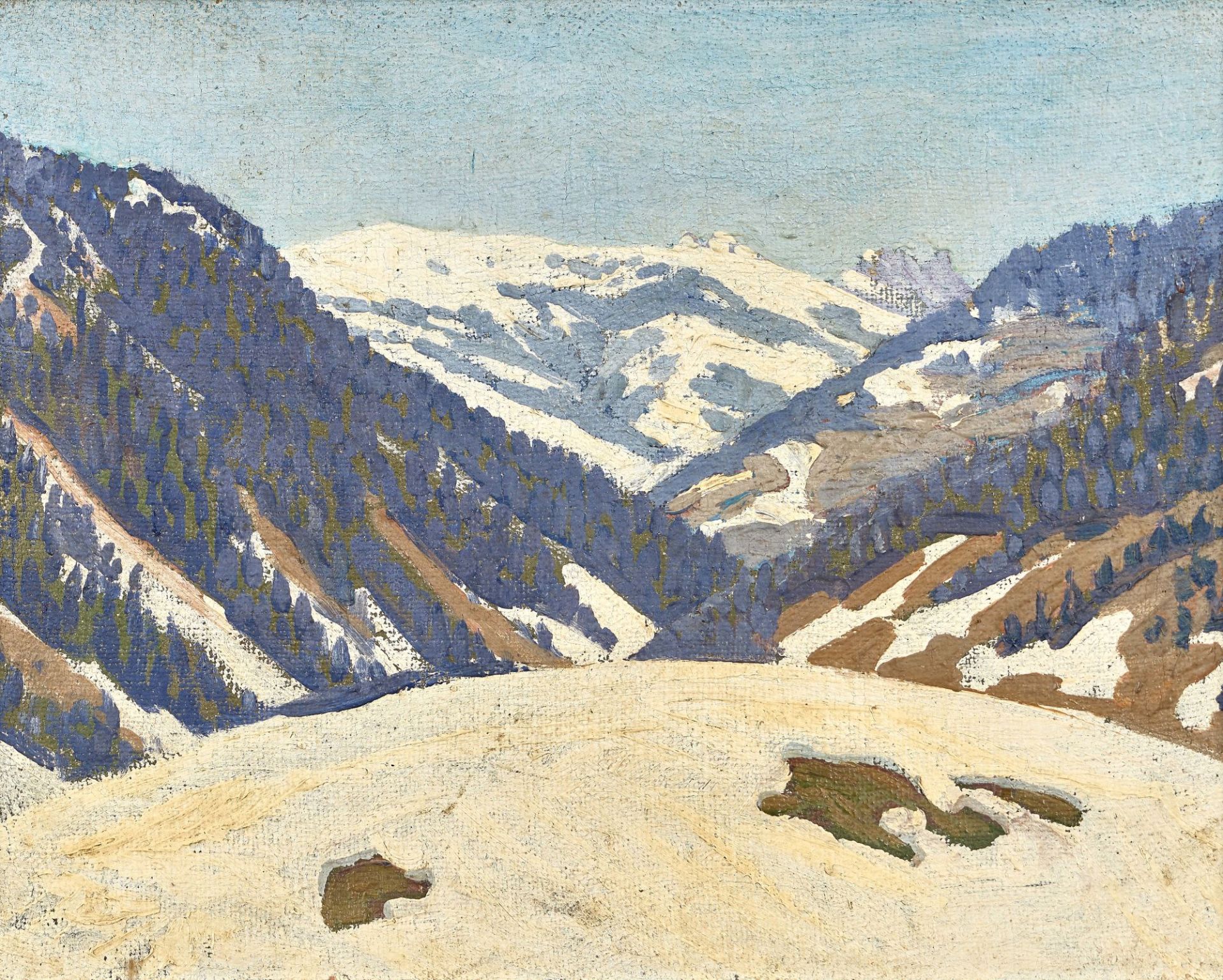 GEIGER, ERNST SAMUEL: Schneeschmelze.