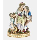 FIGURENGRUPPE: Meissen, um 1860-1924 (Königliche Porzellan Manufaktur).