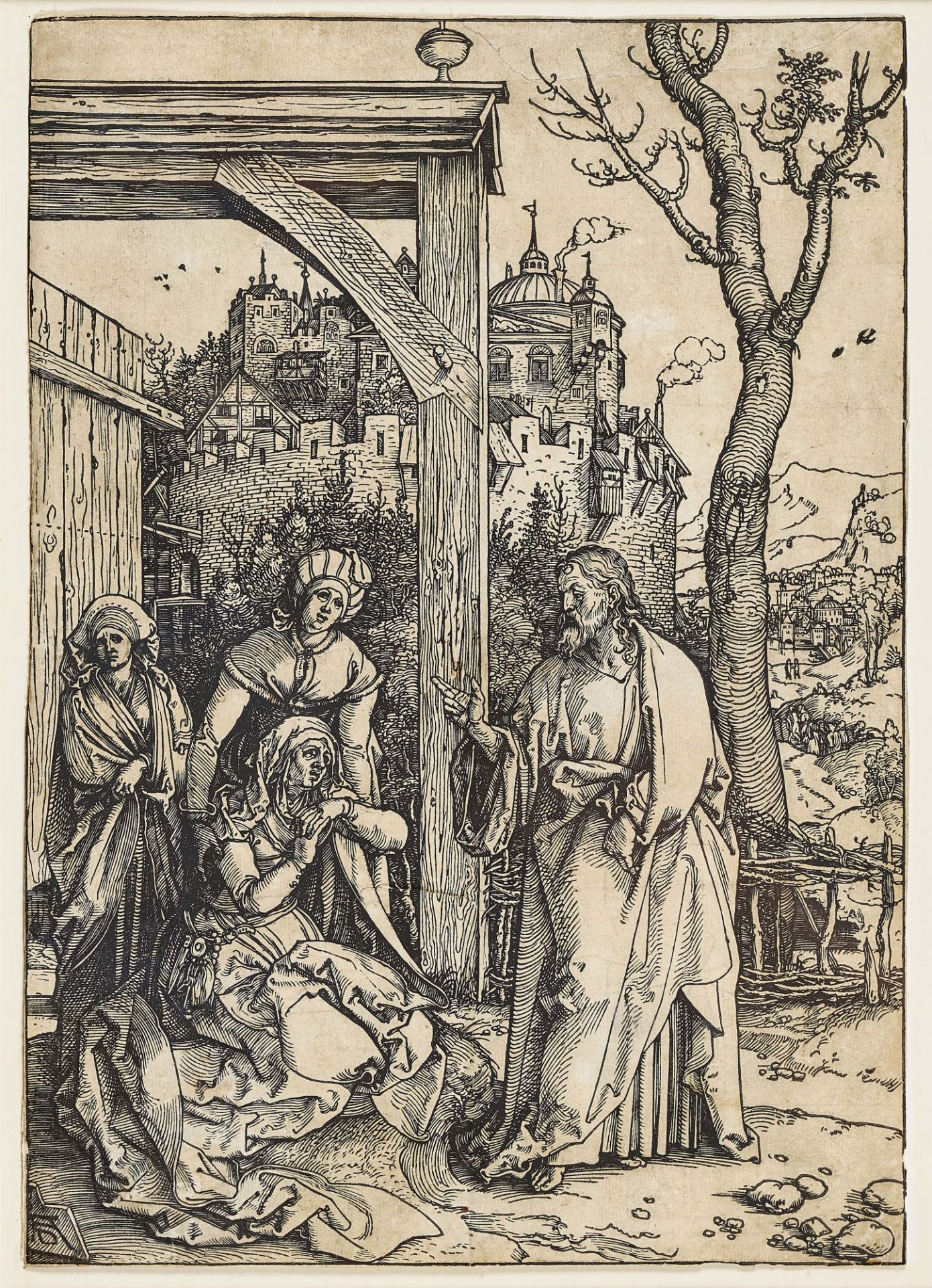 DÜRER, ALBRECHT: "Christus nimmt Abschied von seiner Mutter".