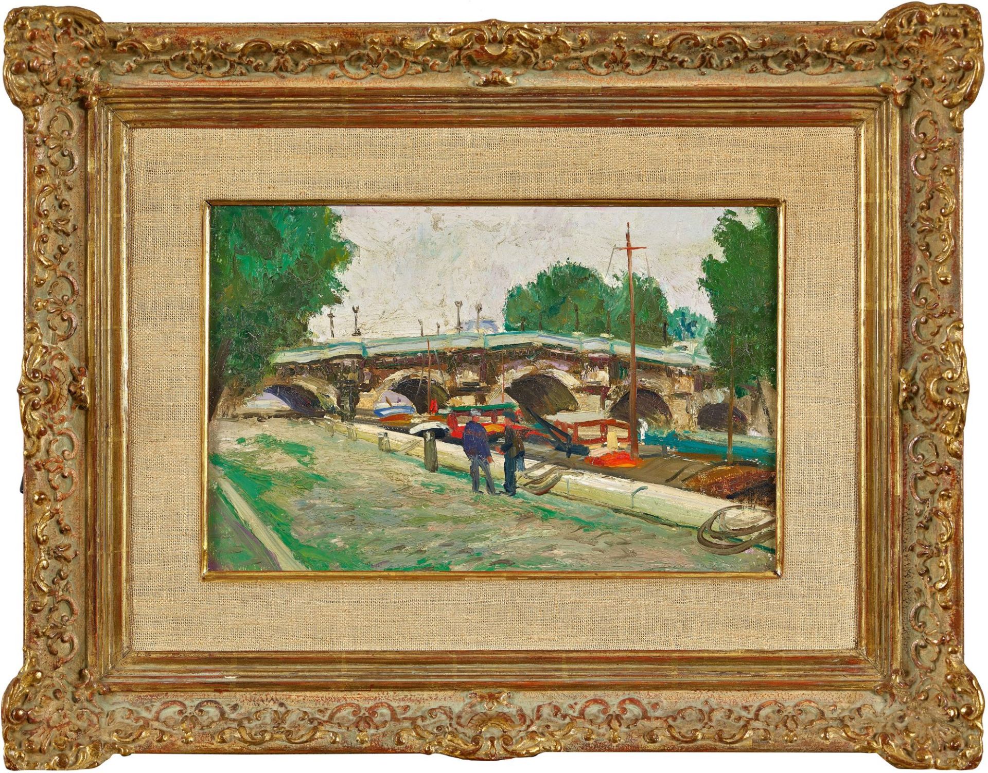 PAOLO (EIGTL. MÜLLER, PAUL JAKOB): "Pont Neuf, Paris". - Bild 2 aus 2