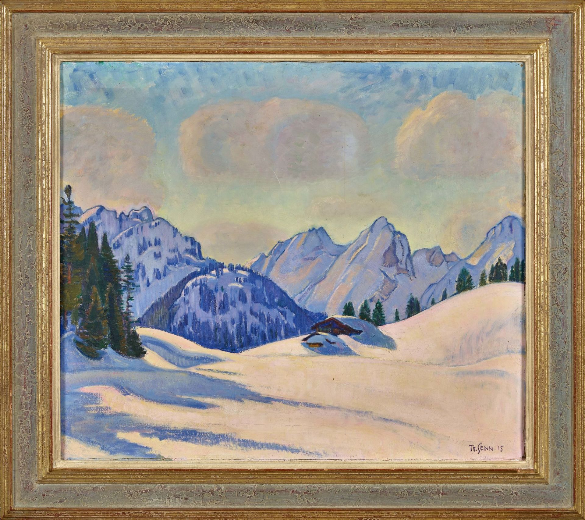 SENN, TRAUGOTT: Sonnige Winterlandschaft. - Image 2 of 2