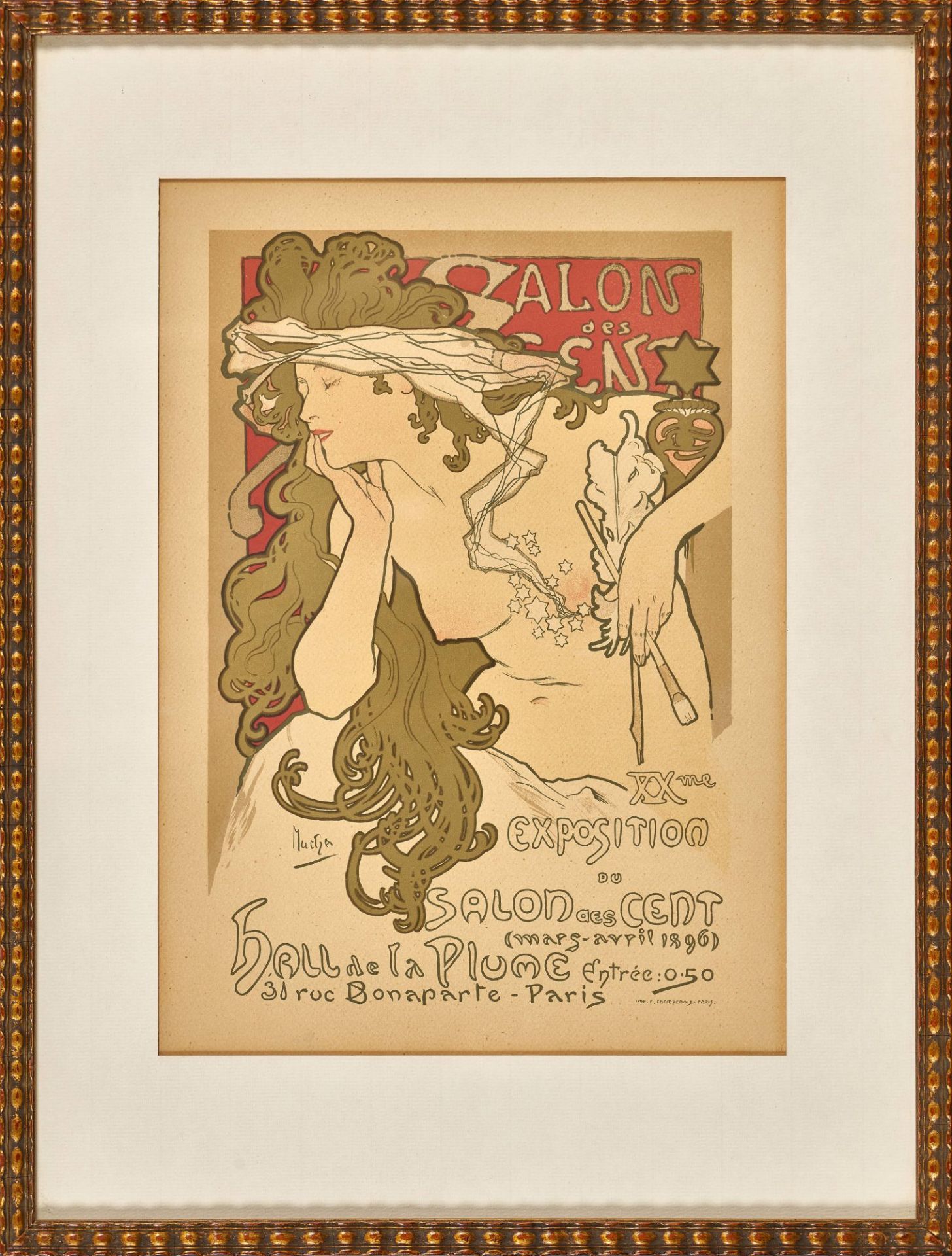 MUCHA, ALFONS: "Salon des Cent". - Bild 2 aus 2