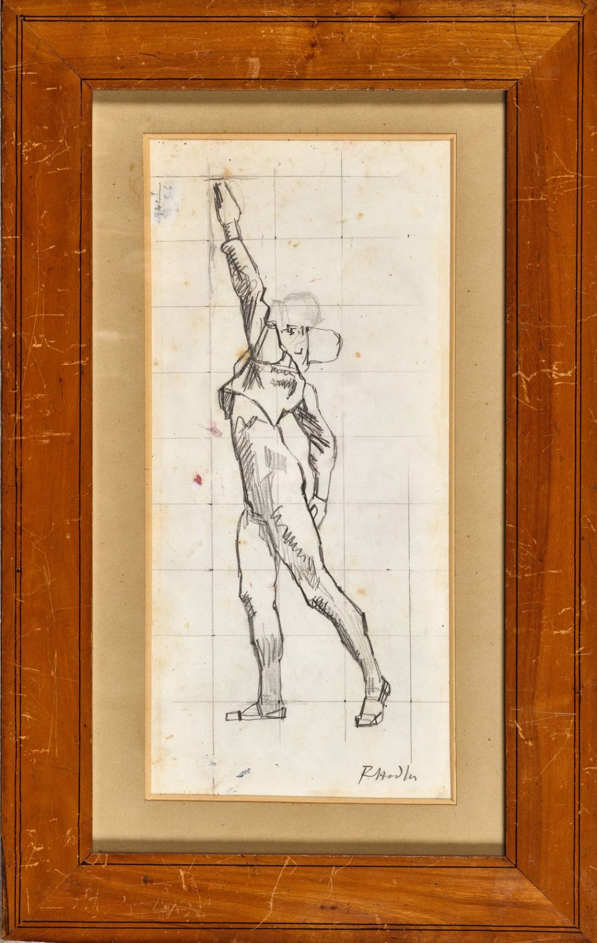 HODLER, FERDINAND: Figurenstudie zu "Einmütigkeit". - Image 2 of 2