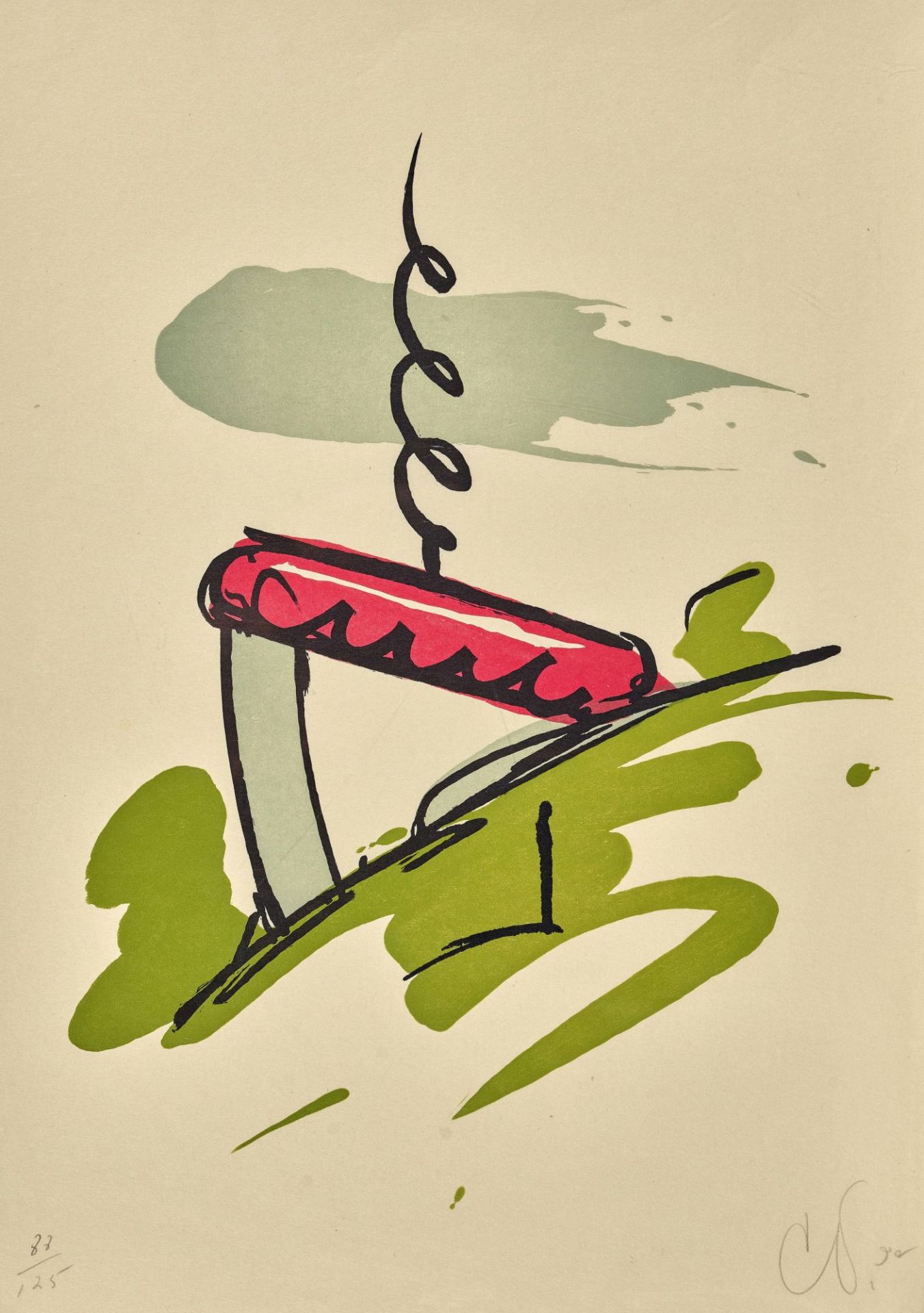 OLDENBURG, CLAES: "The knife in Brüglingen Park".