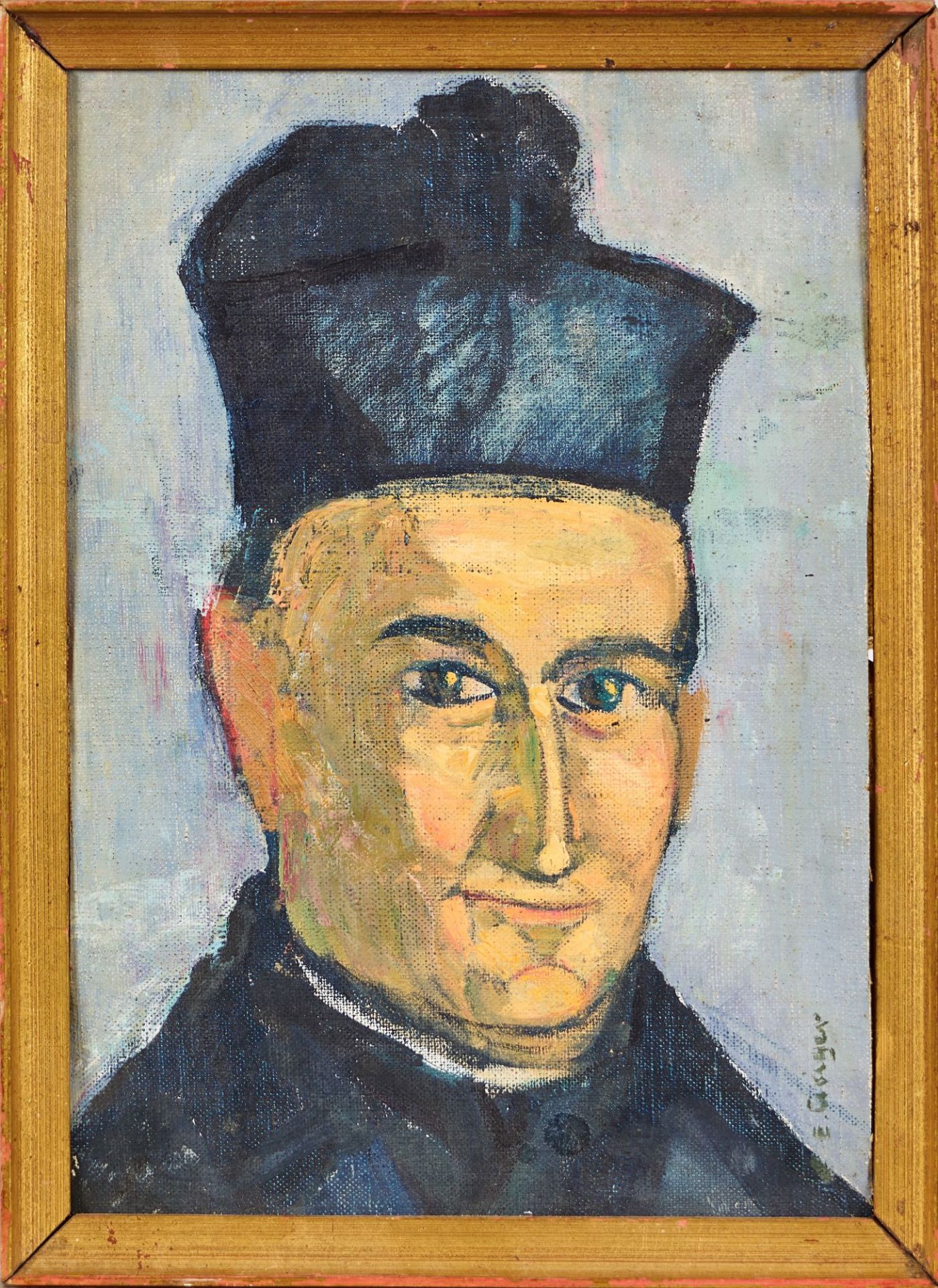 GEIGER, ERNST SAMUEL: Porträt des Pfarrers von Comano. - Bild 2 aus 2