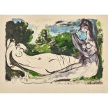 PICASSO, PABLO, Nach - After: "Femme nue et joueuse de flûte".