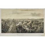 HUBER, RUDOLF: "Panorama of Berne from the prison Tower".