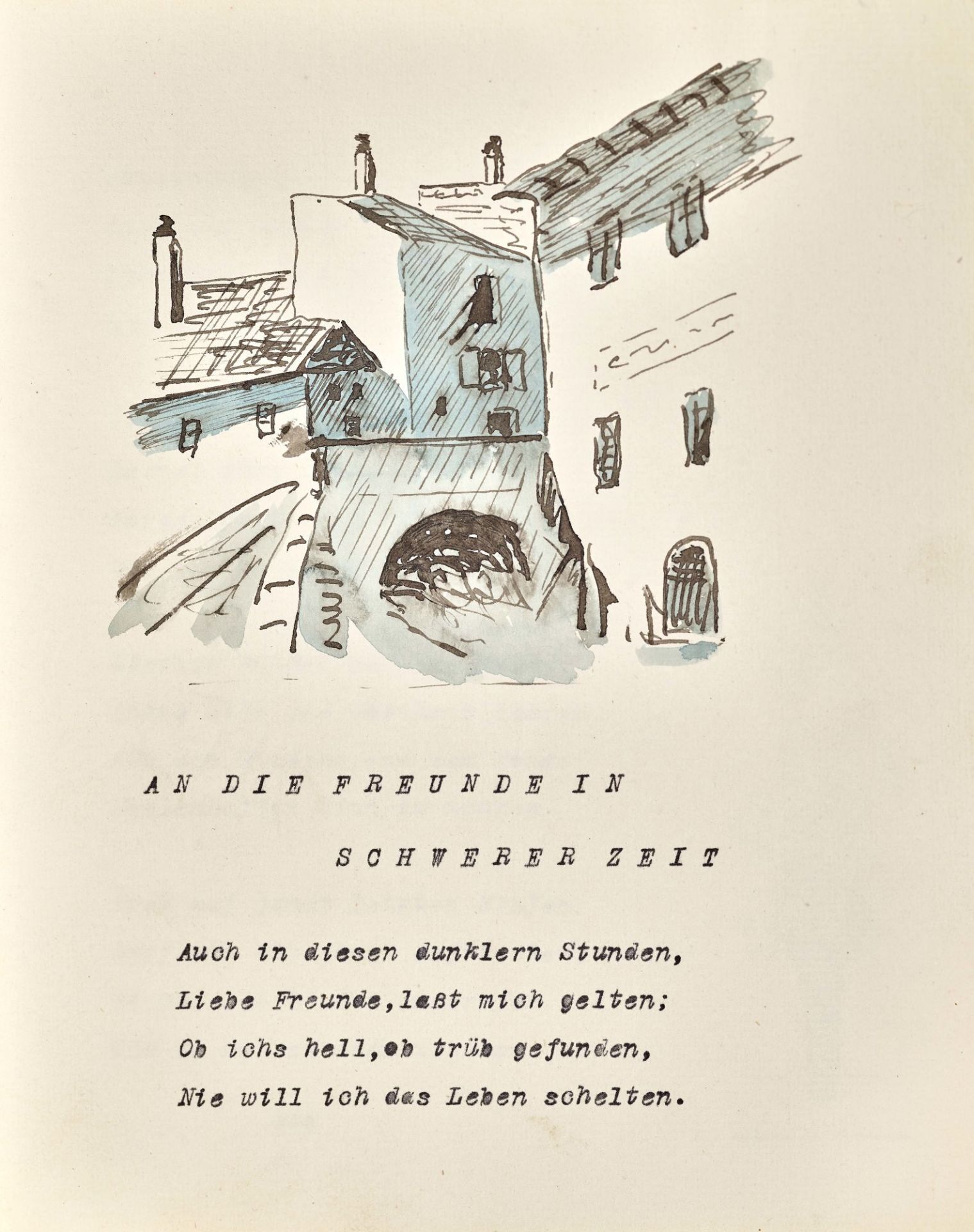 HESSE, HERMANN: "Ein paar Gedichte von Hermann Hesse". - Bild 11 aus 13