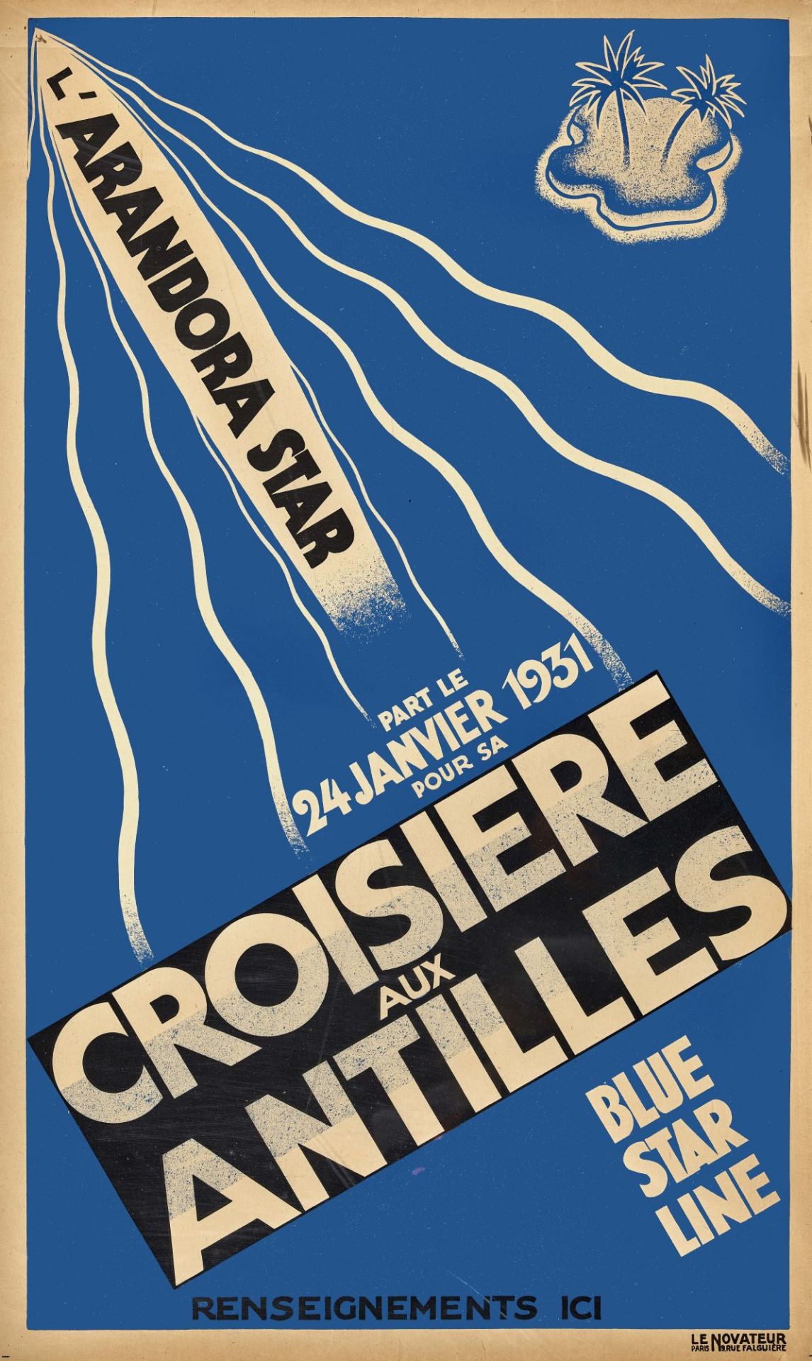 ANONYM: "Croisiere aux Antilles - Blue Star Line 1931".