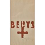 BEUYS, JOSEPH: "Joseph Beuys, Hessisches Museum Darmstadt 1972".