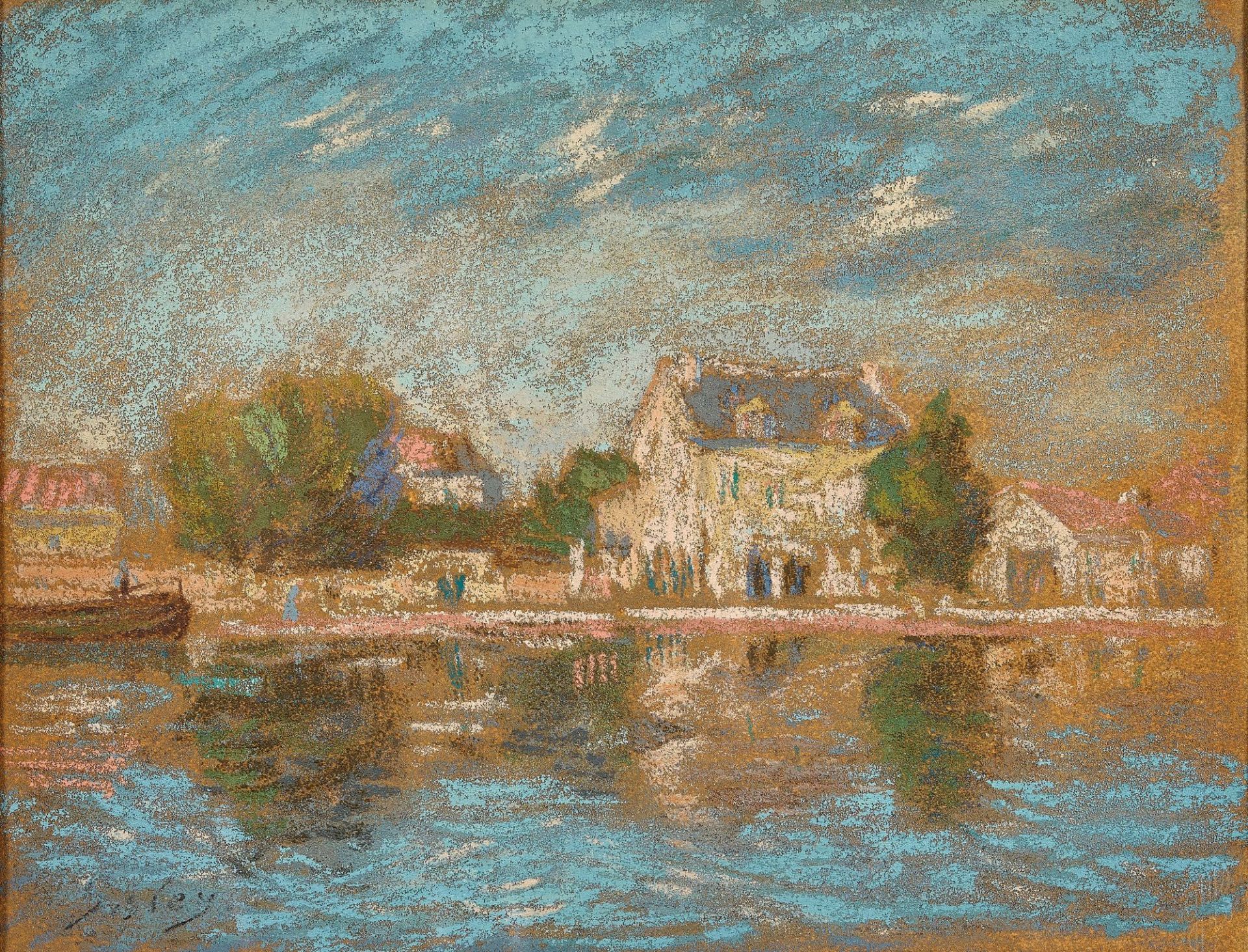 SISLEY, ALFRED: "Le canal du Loing à Saint-Mammes".