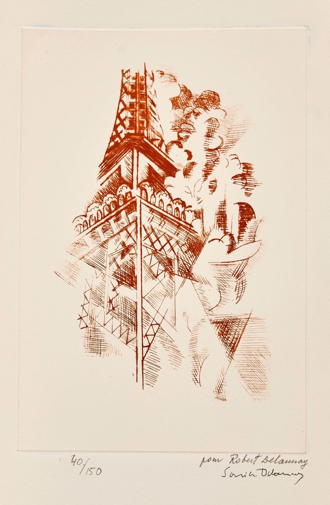 DELAUNAY, ROBERT: "Les tours Eiffel de Robert Delaunay". - Image 2 of 2