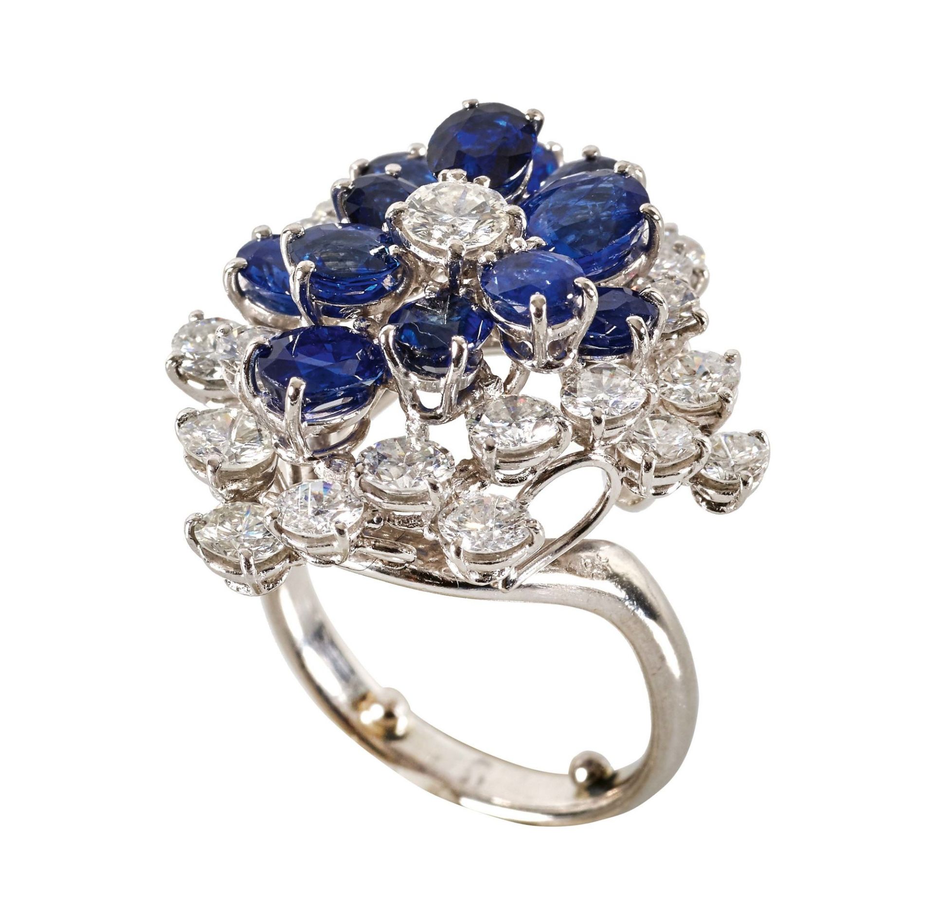 SAPHIR-BRILLANT-RING