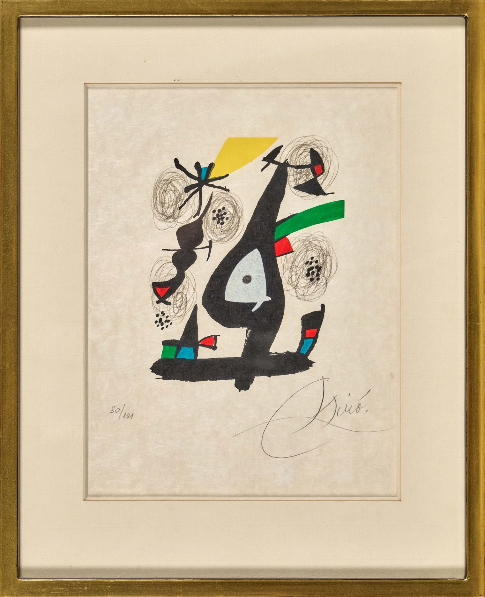 MIRÓ, JOAN: "La mélodie acide". - Image 2 of 2