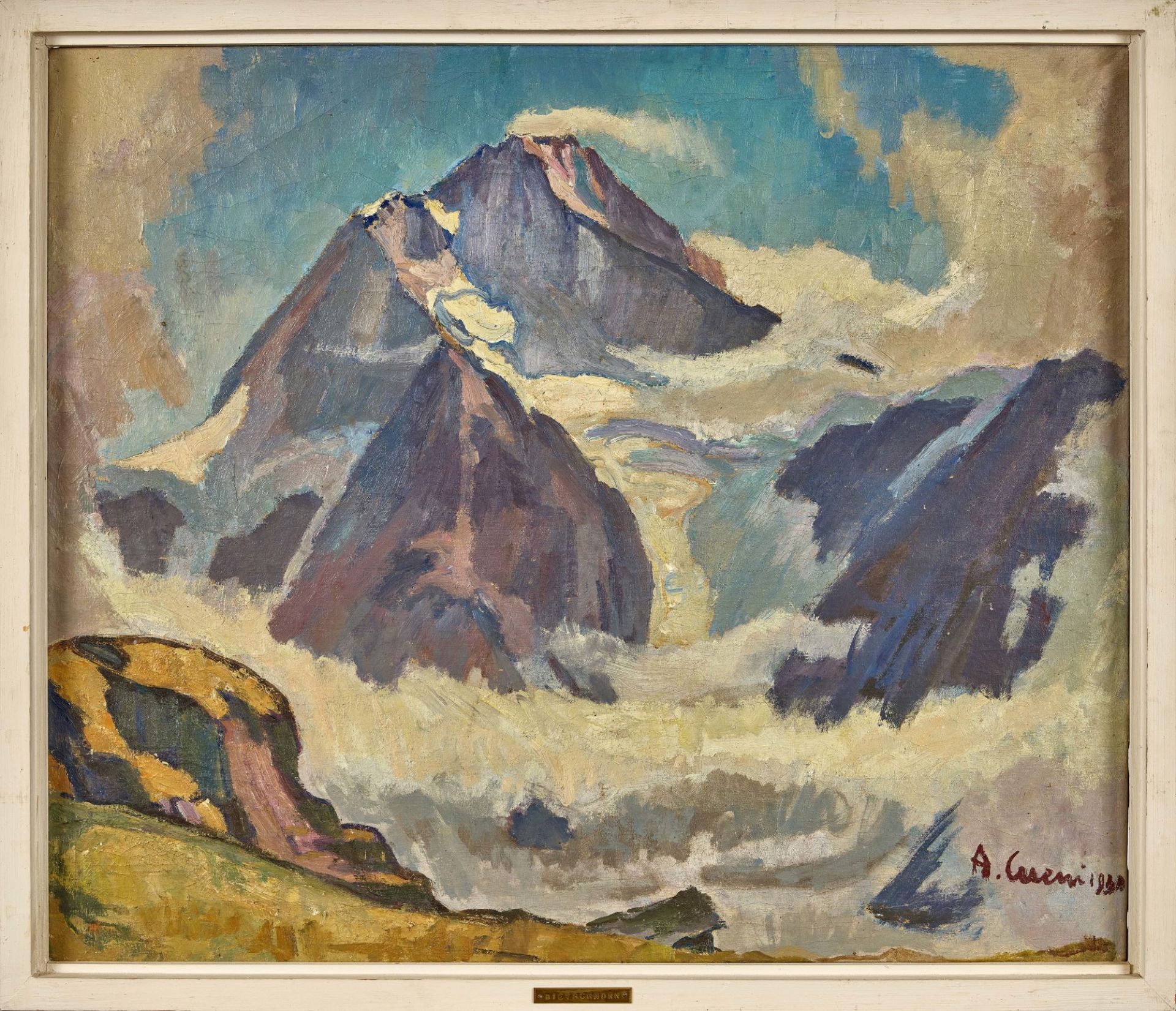 CUENI, AUGUST: Das Bietschhorn. - Bild 2 aus 2