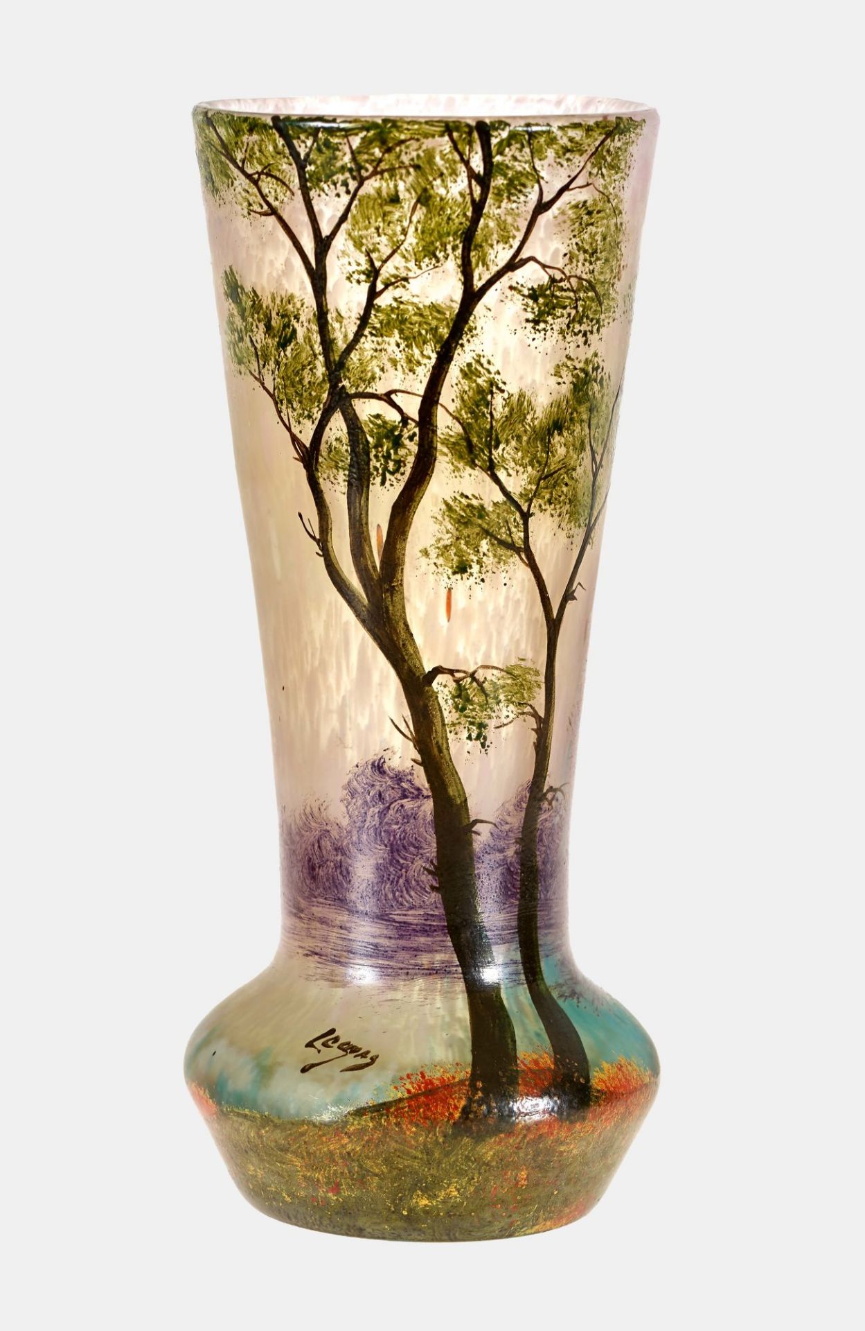 LEGRAS, AUGUSTE JEAN FRANÇOIS: Vase, St. Denis, um 1920.