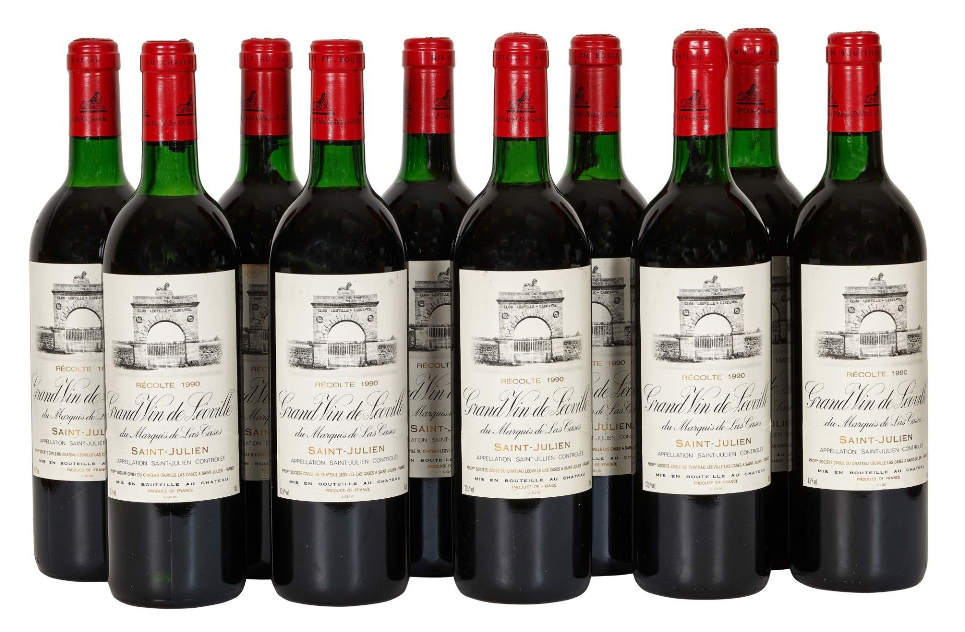 CHÂTEAU LÉOVILLE-LAS-CASES: Saint-Julien, Deuxième Grand Cru Classé, 1990.