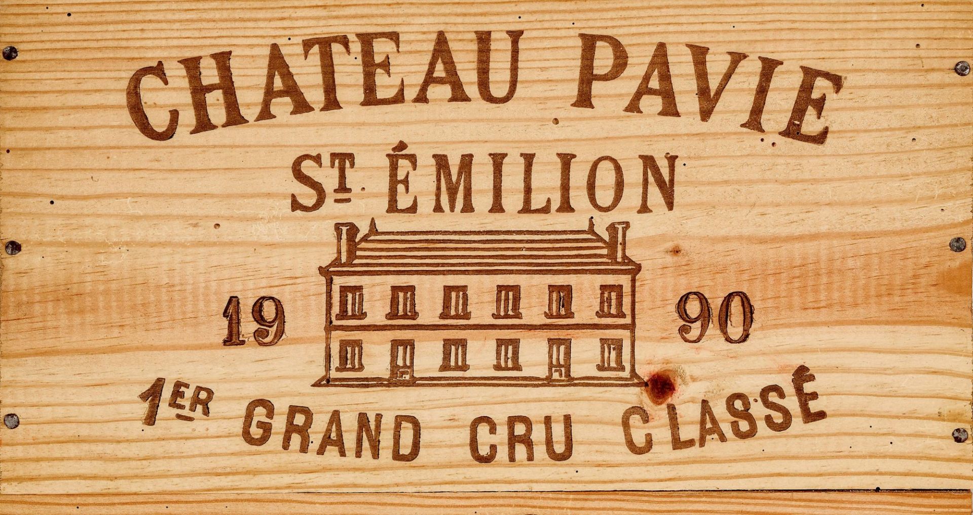CHÂTEAU PAVIE: Saint-Émilion, Premier Grand Cru Classé, 1990.