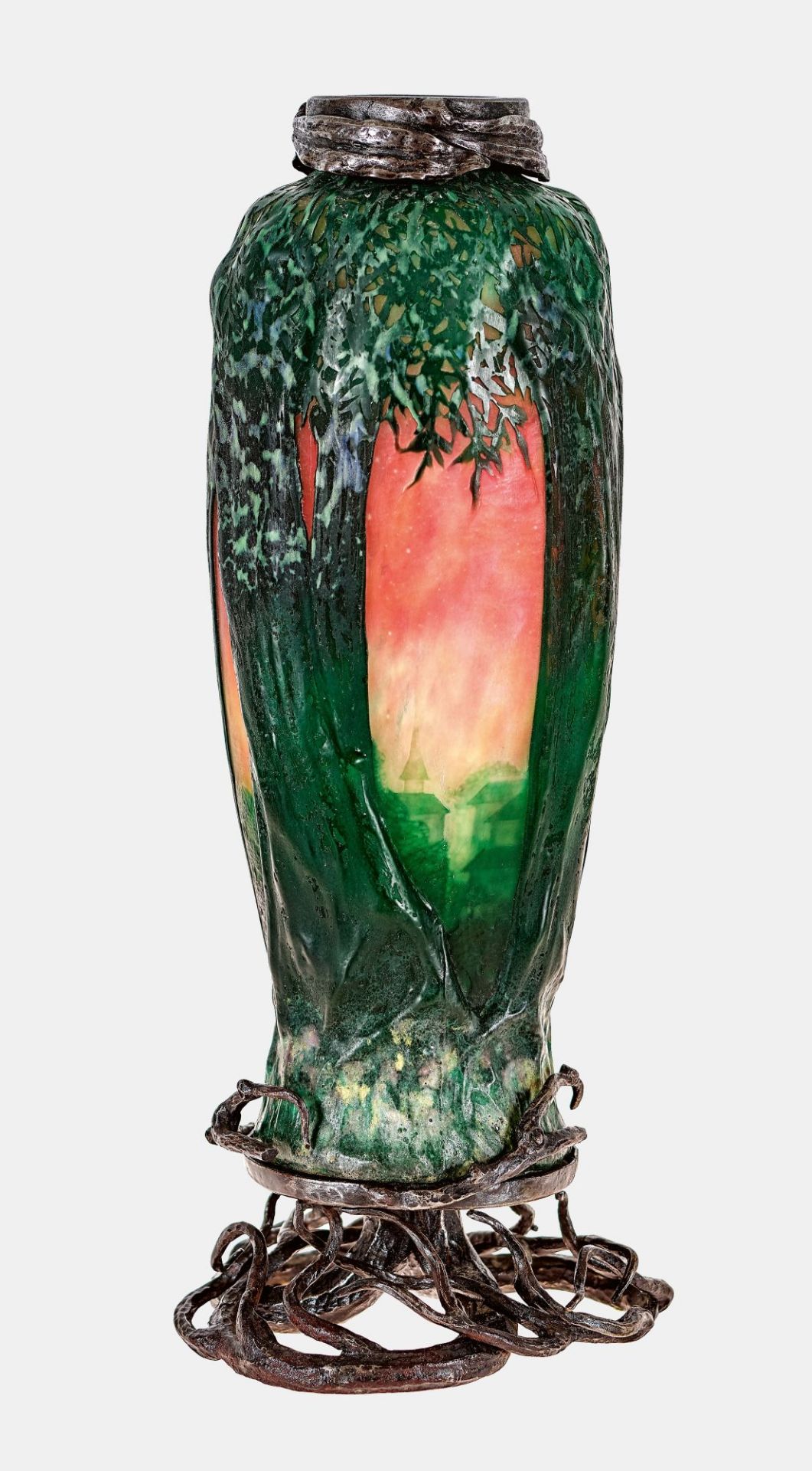 DAUM FRÈRES: Vase, Nancy, um 1910.