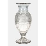 VASE: Lunéville, 20. Jh. (Cristallerie Baccarat).