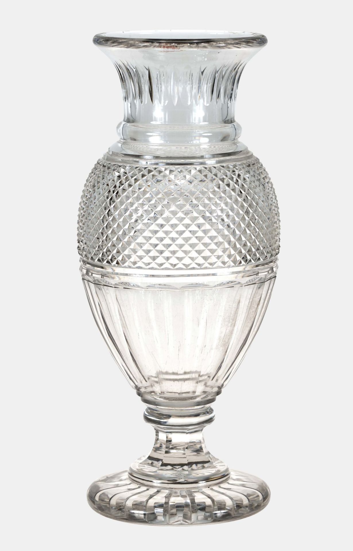 VASE: Lunéville, 20. Jh. (Cristallerie Baccarat).