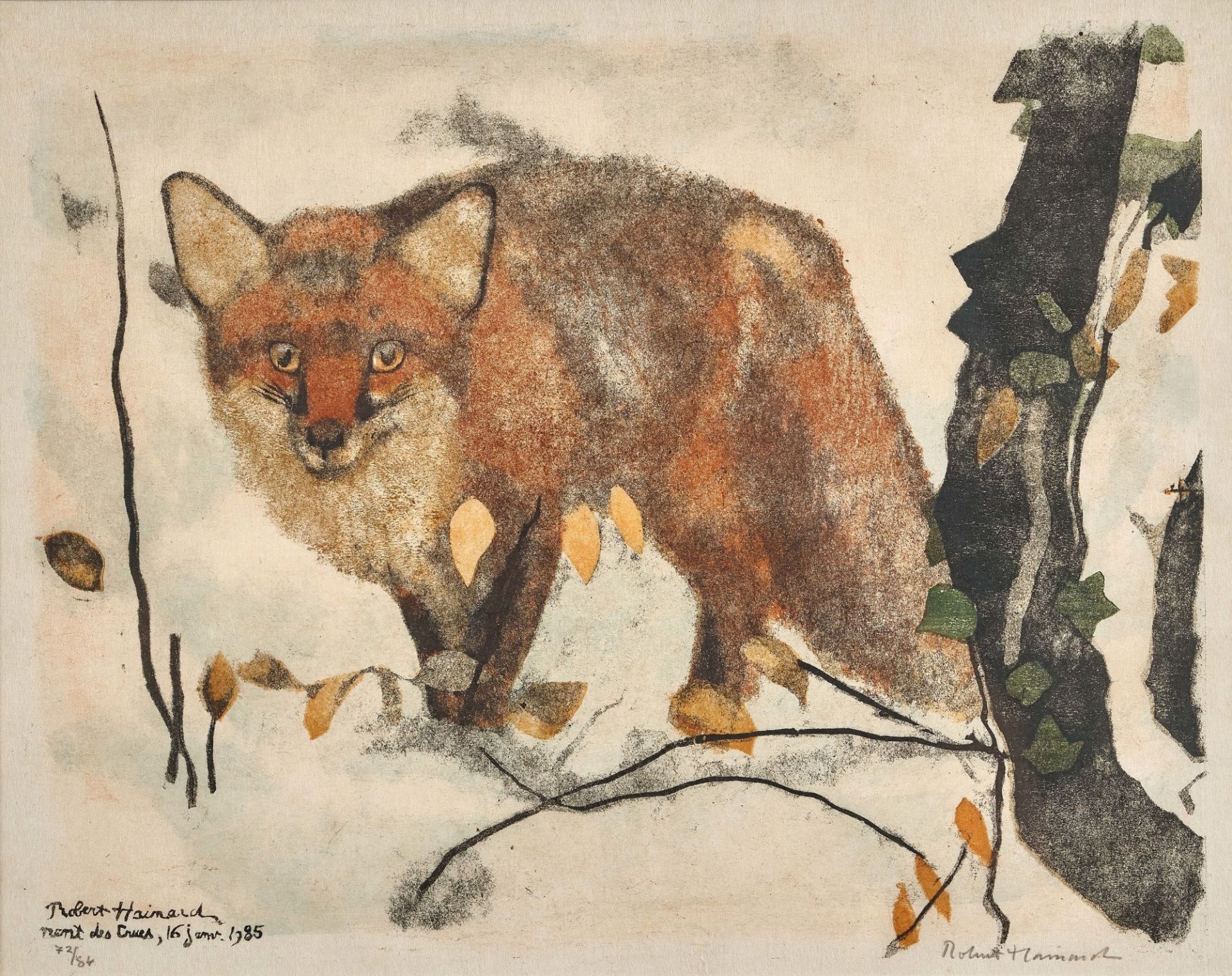 HAINARD, ROBERT: "Renard perplexe".