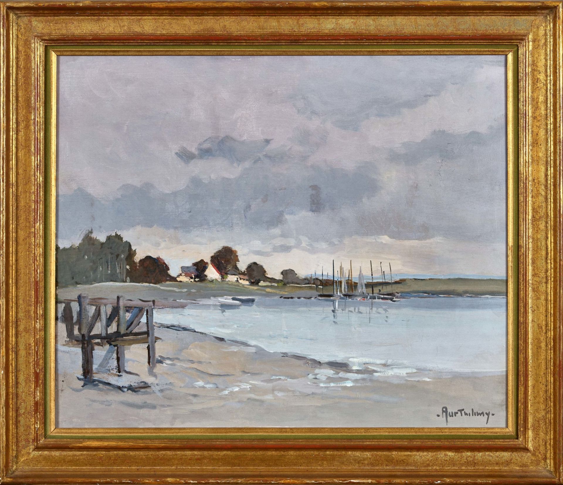 BARTHÉLÉMY, GÉRARD: "Le Vieux Port". - Bild 2 aus 2