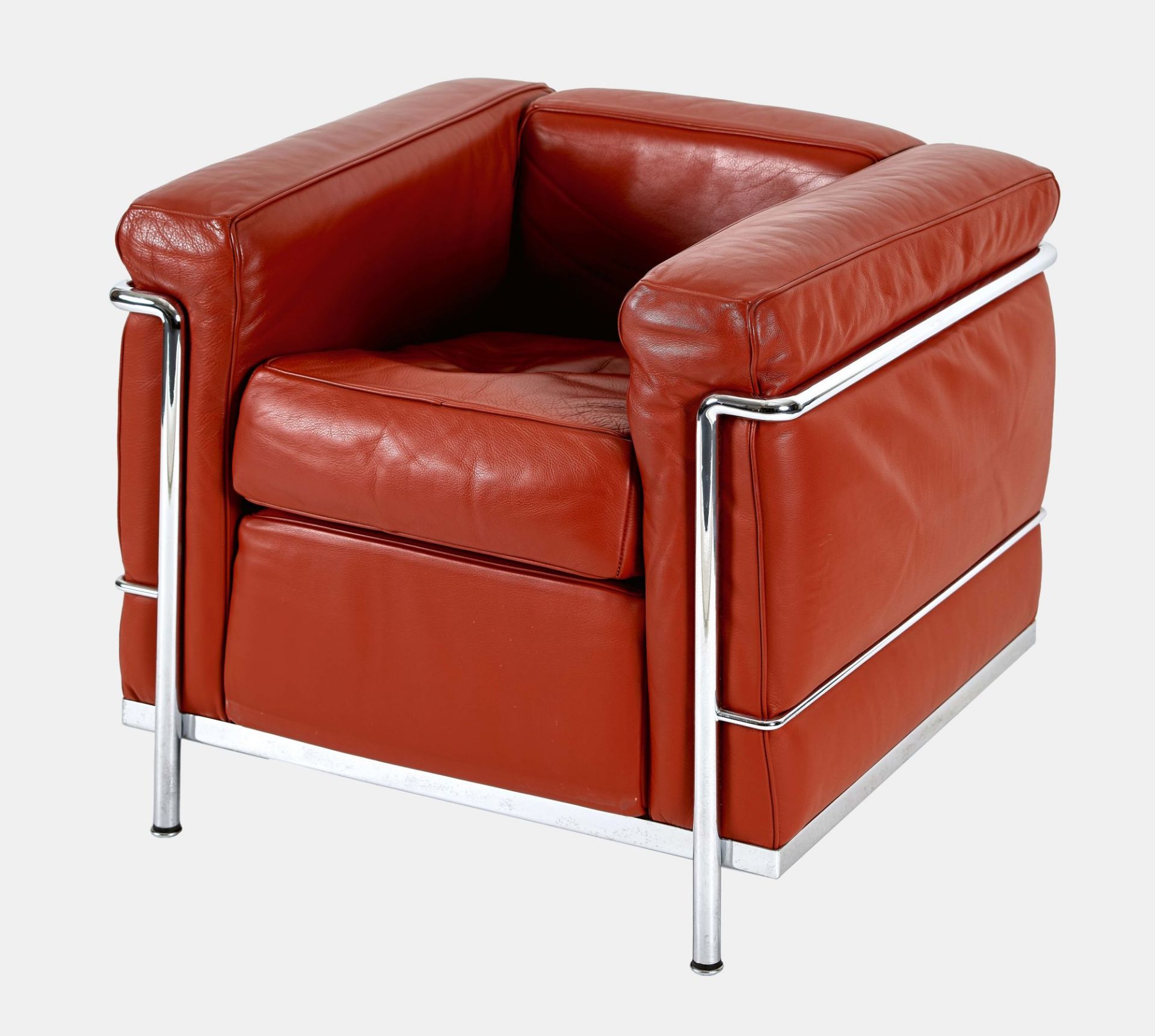 LE CORBUSIER (EIGTL. JEANNERET, CHARLES-ÉDOUARD): Sessel "Grand Confort LC2" (Ausführung Cassina).