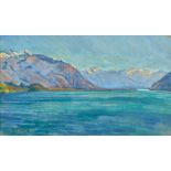 GEIGER, ERNST SAMUEL: Am Lago Maggiore.