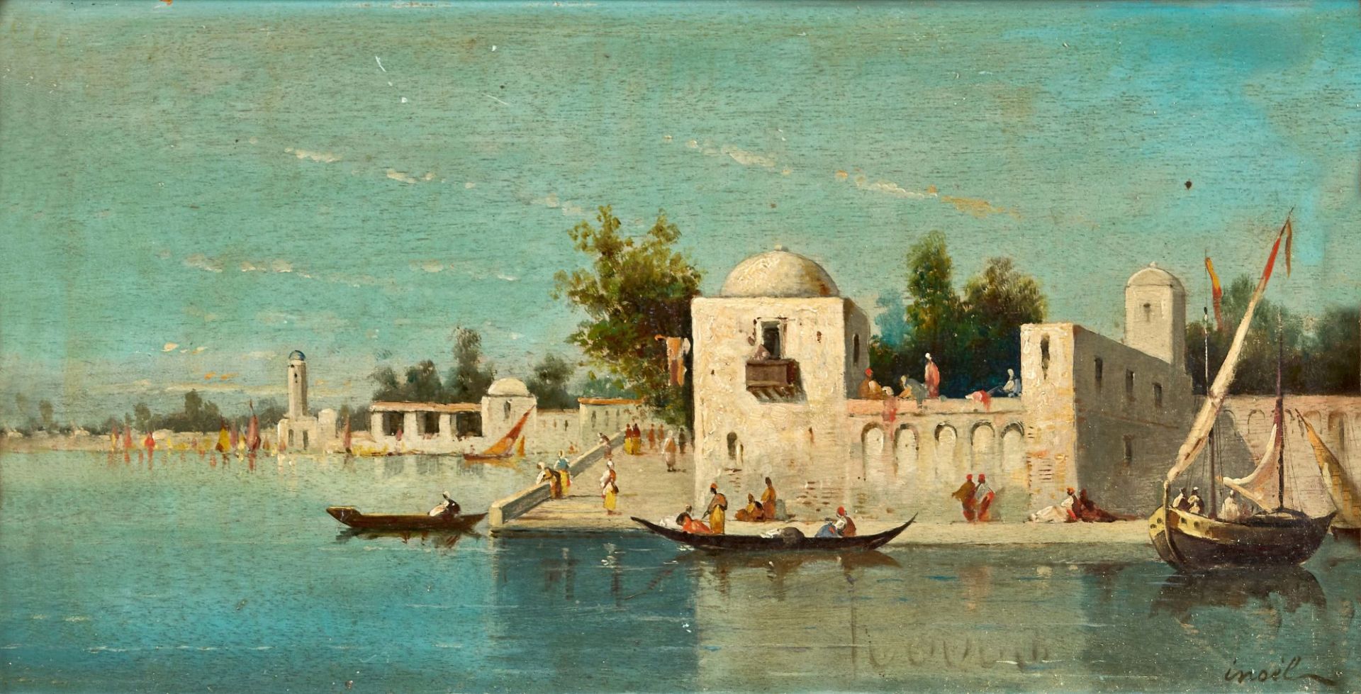 INOËL: Orientalische Flusslandschaften. Gegenstücke. - Image 2 of 5