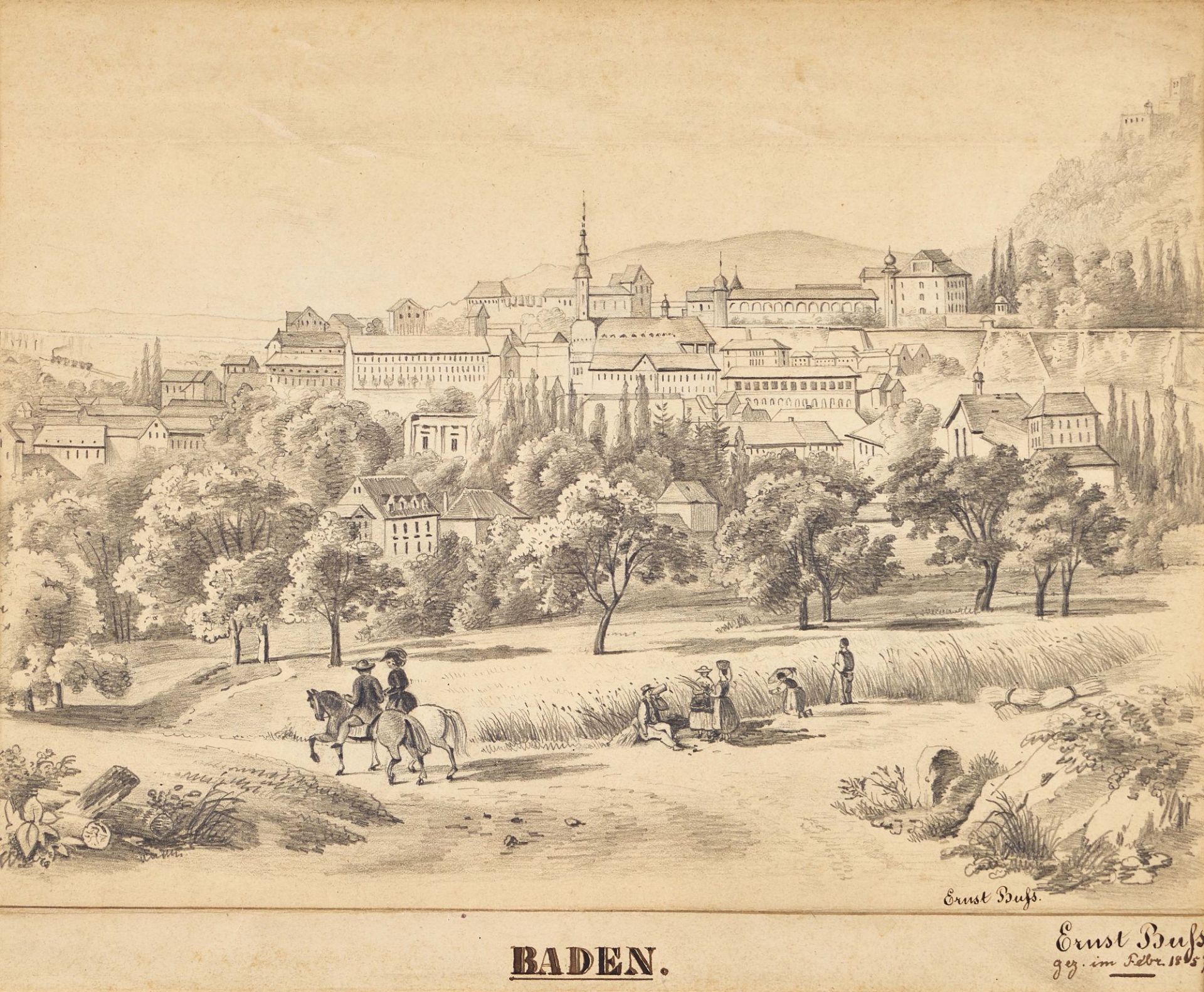 BUSS, ERNST: "Baden".