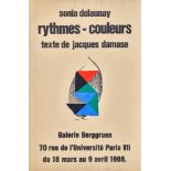 DELAUNAY, SONIA: "Rythmes - Couleurs Galerie Berggruen 1966".