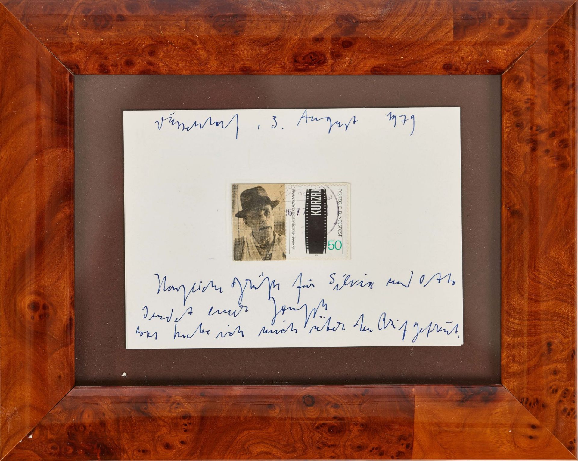 BEUYS, JOSEPH: Autograf.