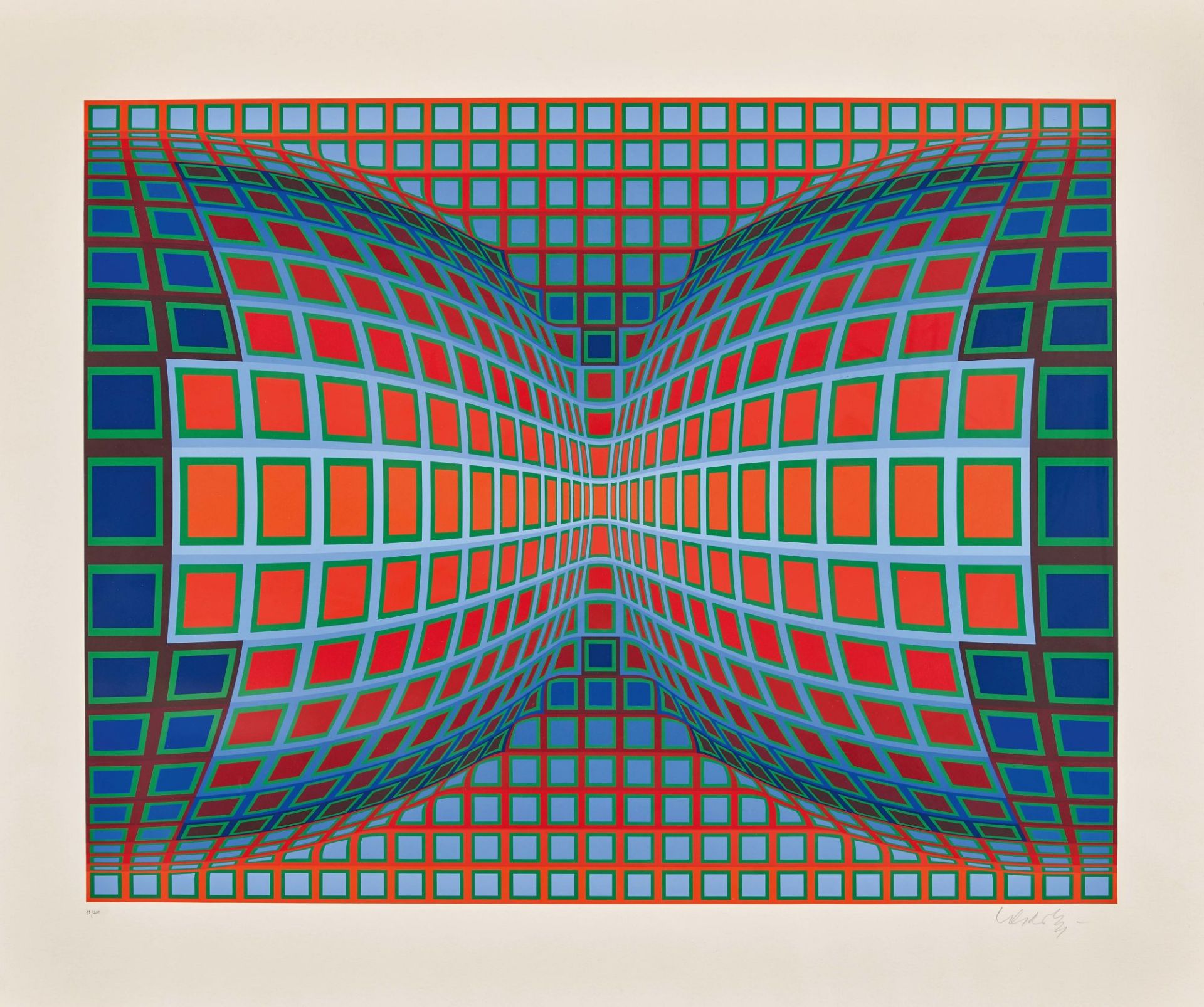 VASARELY, VICTOR: "Papillon".