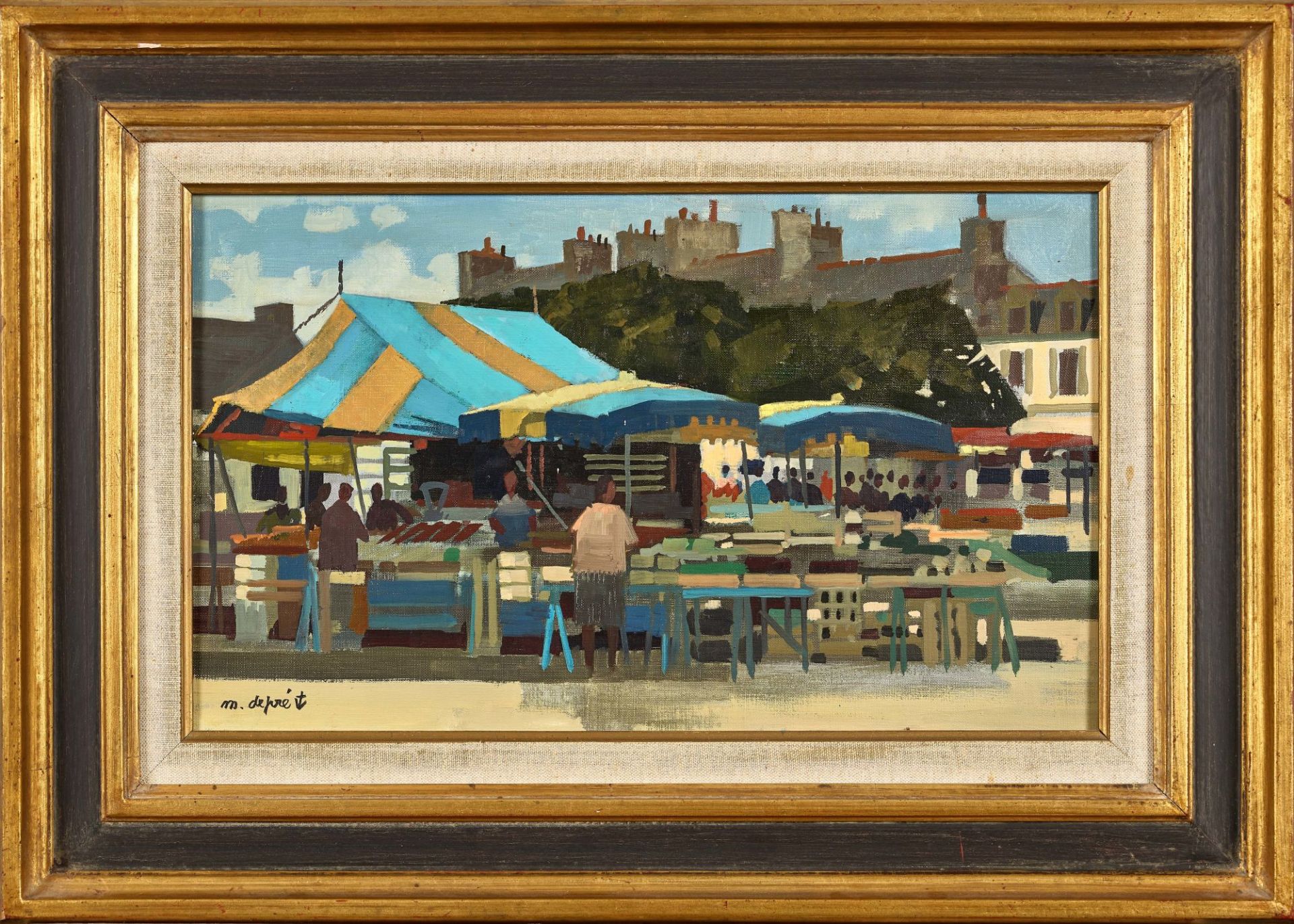 DEPRÉ, MARCEL: "Marché à Pont-l'Abbé". - Image 2 of 2