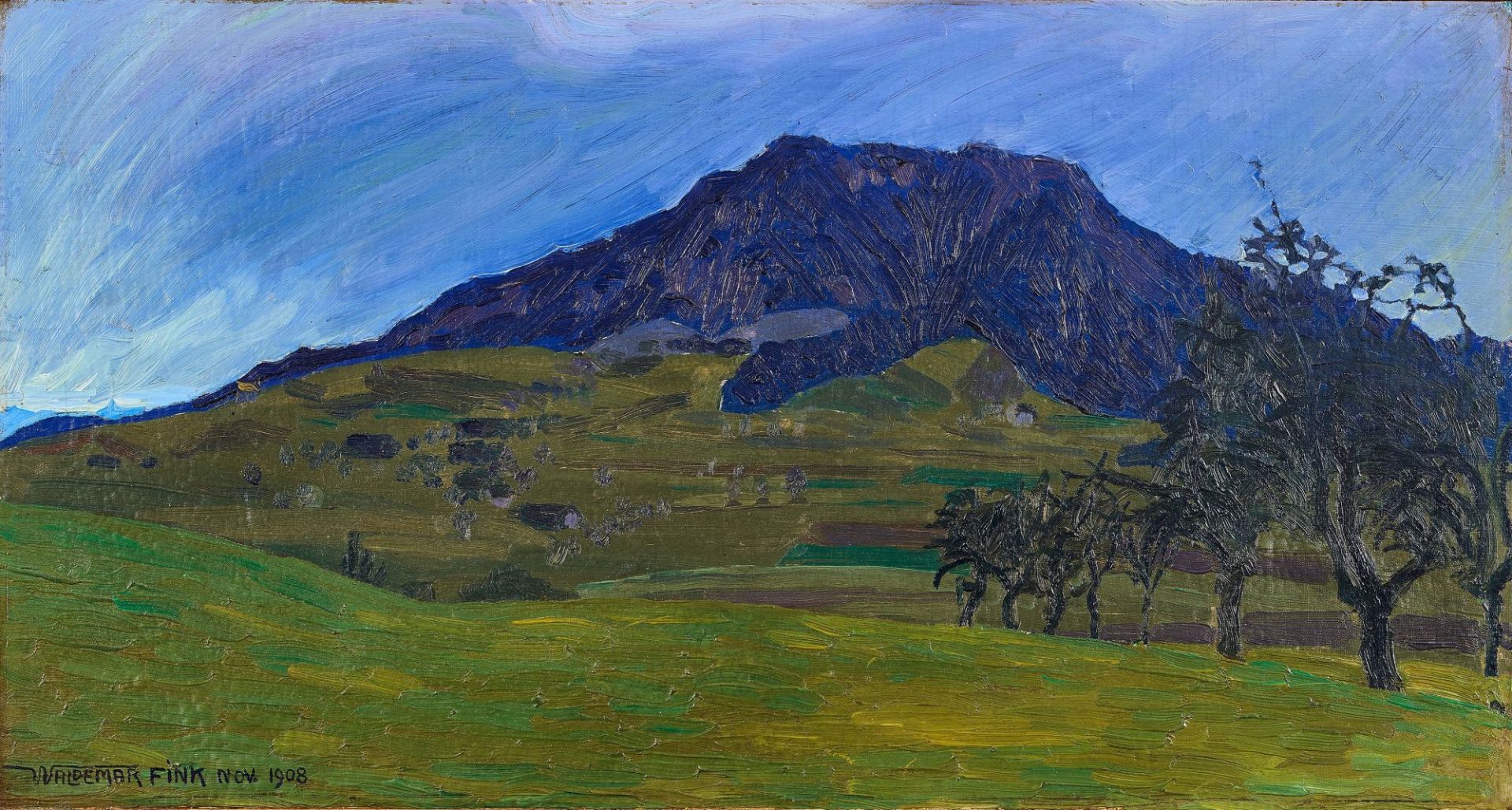 FINK, WALDEMAR THEOPHIL: Berglandschaft.