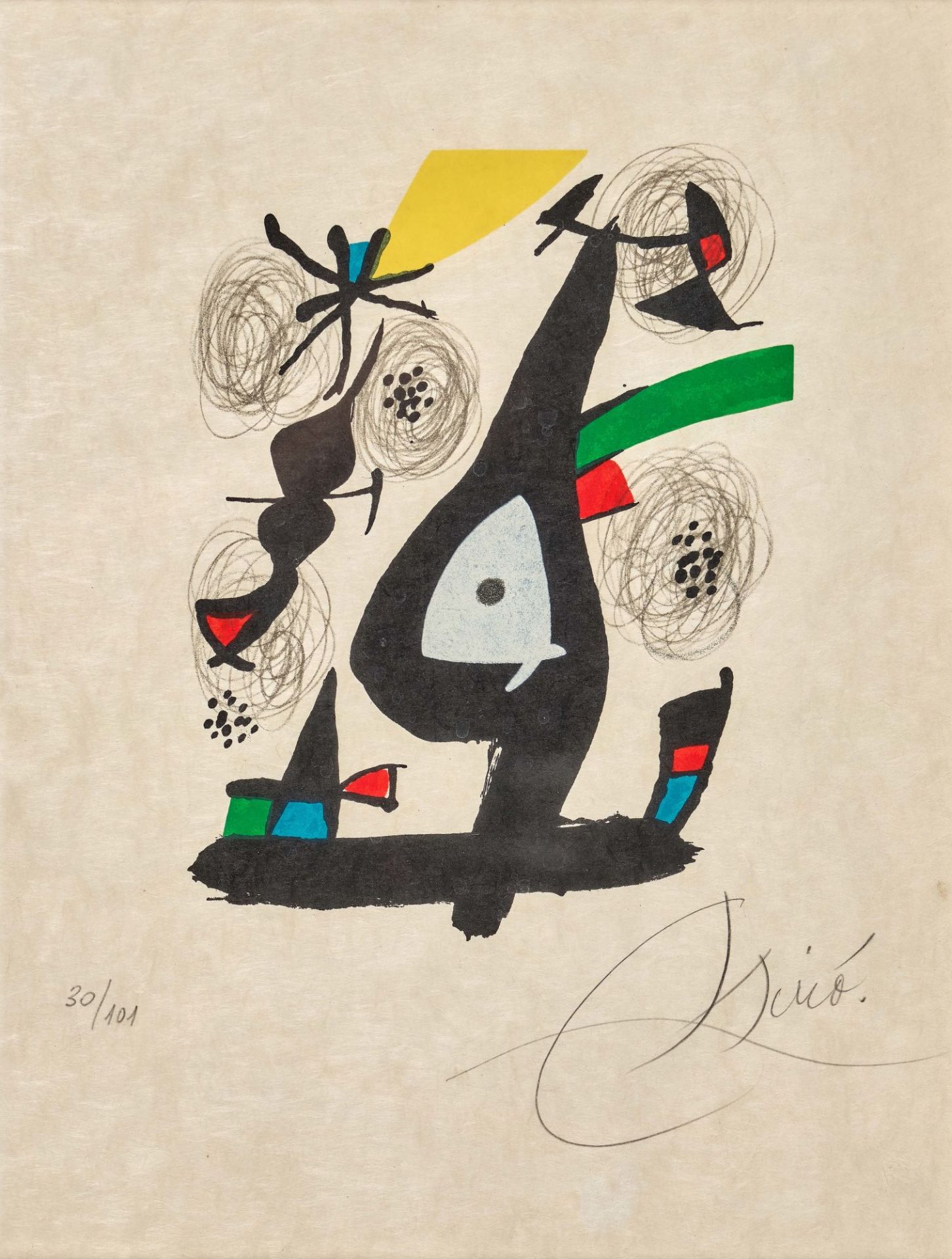 MIRÓ, JOAN: "La mélodie acide".