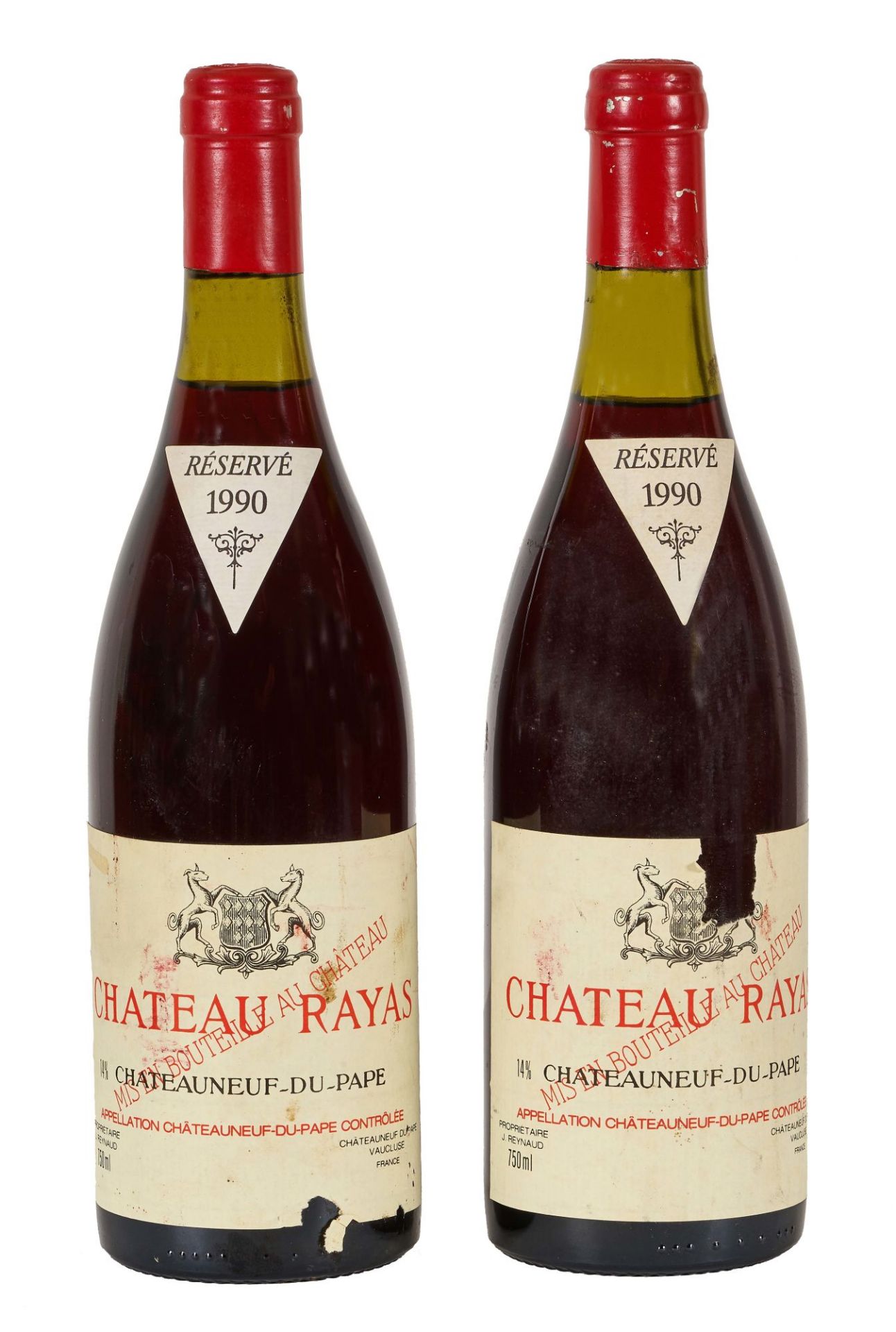 CHÂTEAU RAYAS: Châteauneuf-du-Pape, 1990.