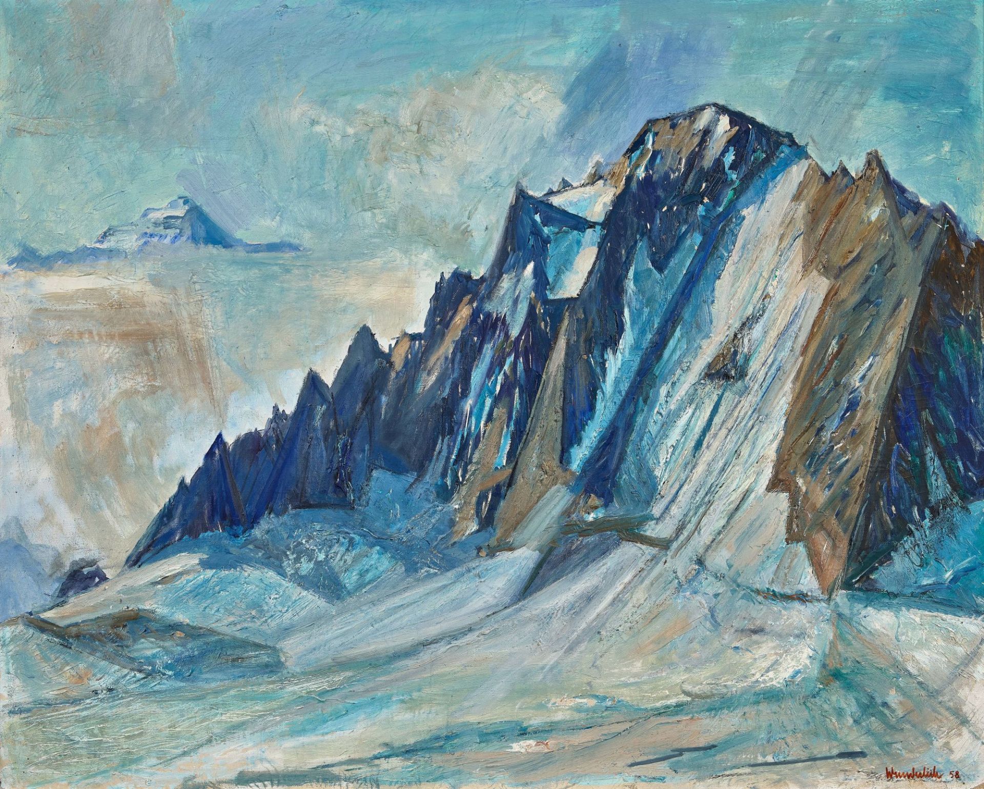 WUNDERLICH, EDMUND: "Portalay (Mt. Blanc)".