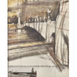 CHRISTO (EIGTL. JAVACHEFF, CHRISTO): "Wrapped Bridge / Project for Le pont Alexandre III des ...